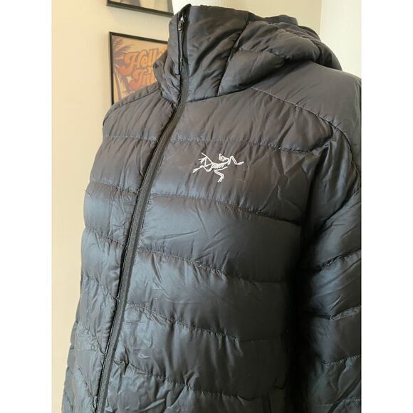 Arc'teryx Cerium LT Goose Down Puffer Jacket Hooded Lightweight Winter Coat - Picture 3 of 12